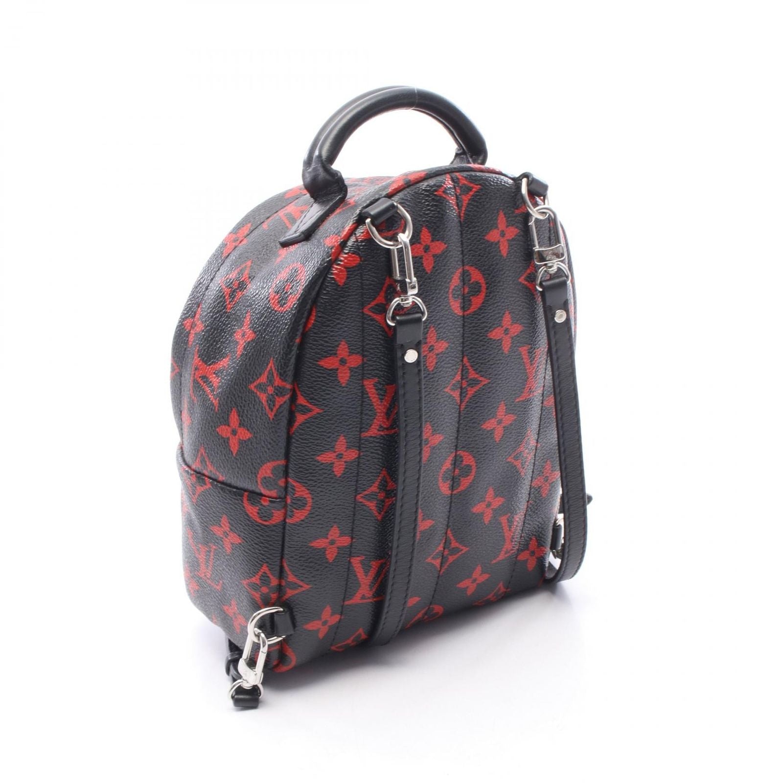 Louis Vuitton Backpack Palm Spring Mini Monogram Enfra Rouge Canvas — view 2