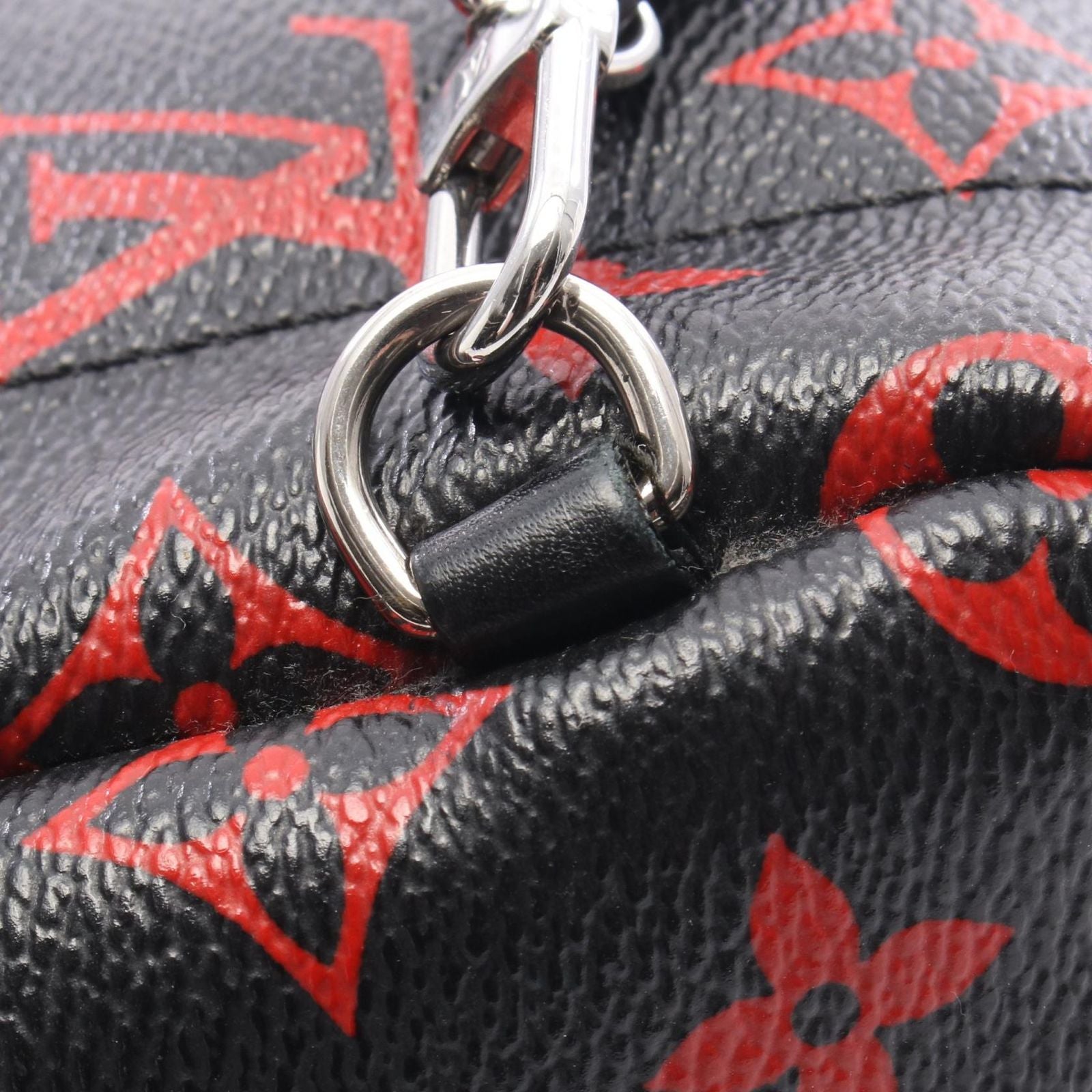 Louis Vuitton Backpack Palm Spring Mini Monogram Enfra Rouge Canvas — view 7
