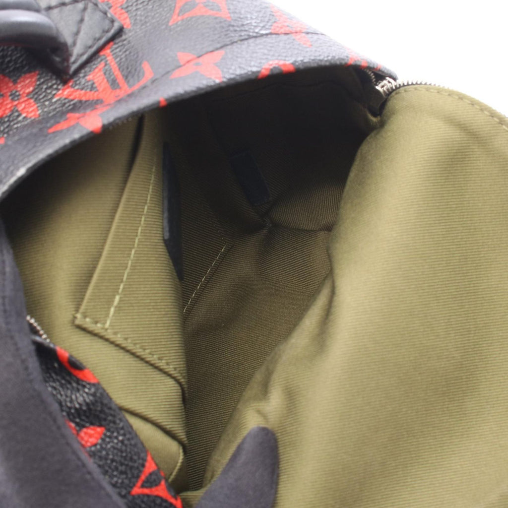 Louis Vuitton Backpack Palm Spring Mini Monogram Enfra Rouge Canvas — view 3