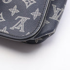 Louis Vuitton Shoulder Bag Messenger BB Navy Canvas Leather — view 7