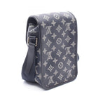 Louis Vuitton Shoulder Bag Messenger BB Navy Canvas Leather — view 2