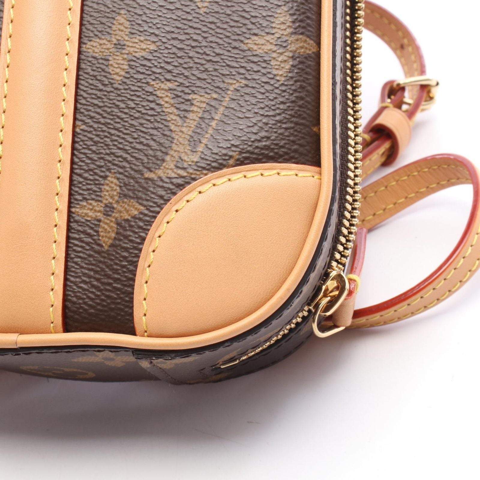 Louis Vuitton Valisette Vertical 2-Way Canvas Leather Handbag — view 6