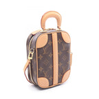 Louis Vuitton Valisette Vertical 2-Way Canvas Leather Handbag — view 2