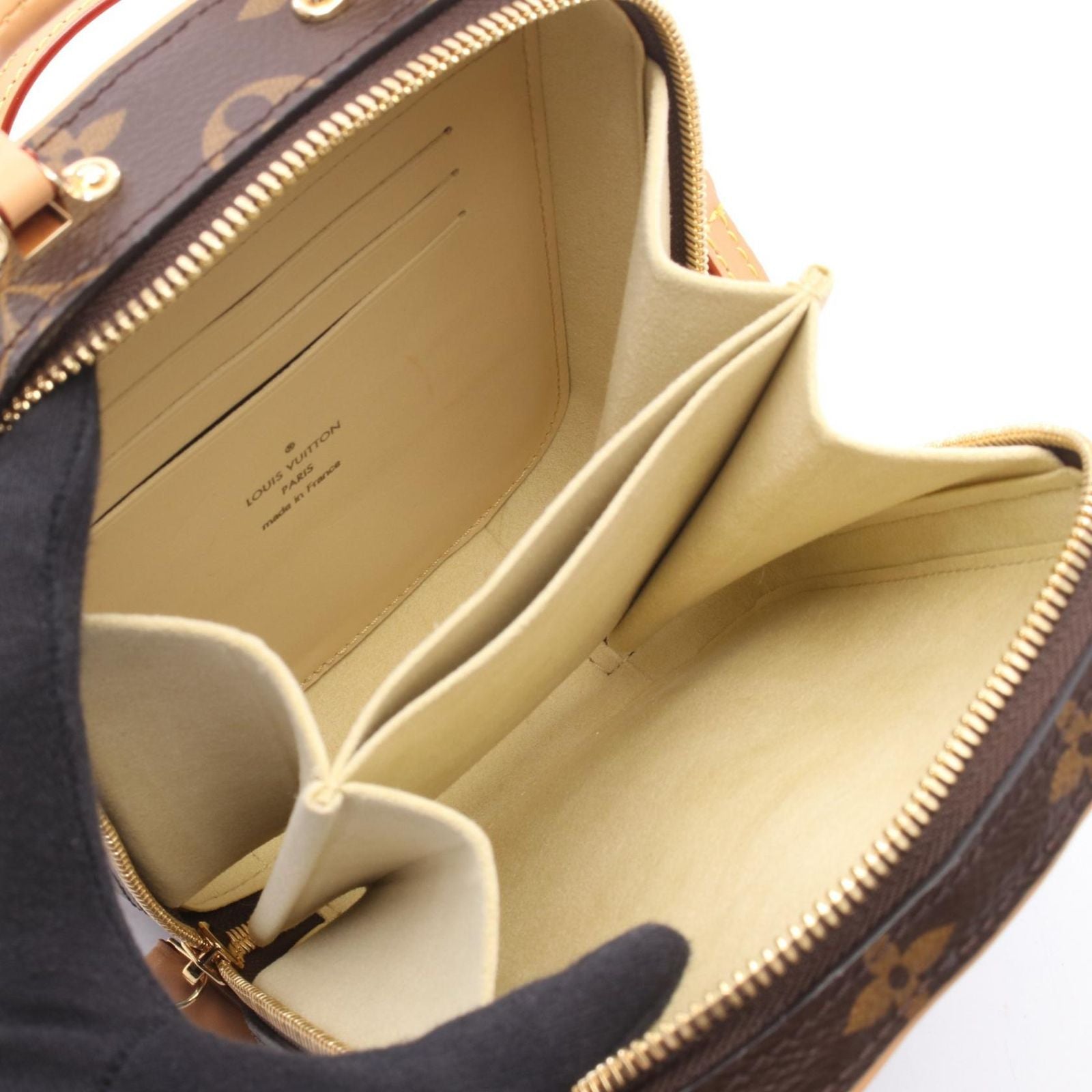 Louis Vuitton Valisette Vertical 2-Way Canvas Leather Handbag — view 3