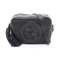 Gucci Shoulder Bag Blondie Black Leather Di Small