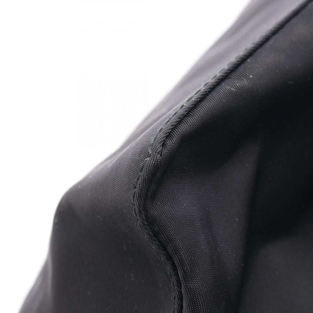 Prada Vela 2-Way Black Nylon Triangle Logo Tote Bag — view 5