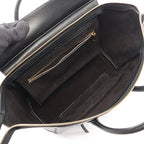 Celine Little Luggage 2-Way Black Leather Handbag — view 3