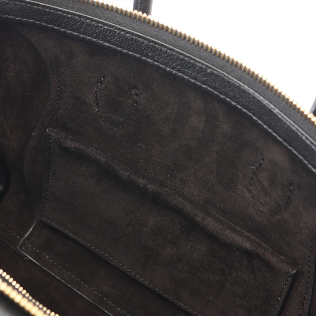 Celine Little Luggage 2-Way Black Leather Handbag — view 5