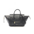Celine Little Luggage 2-Way Black Leather Handbag