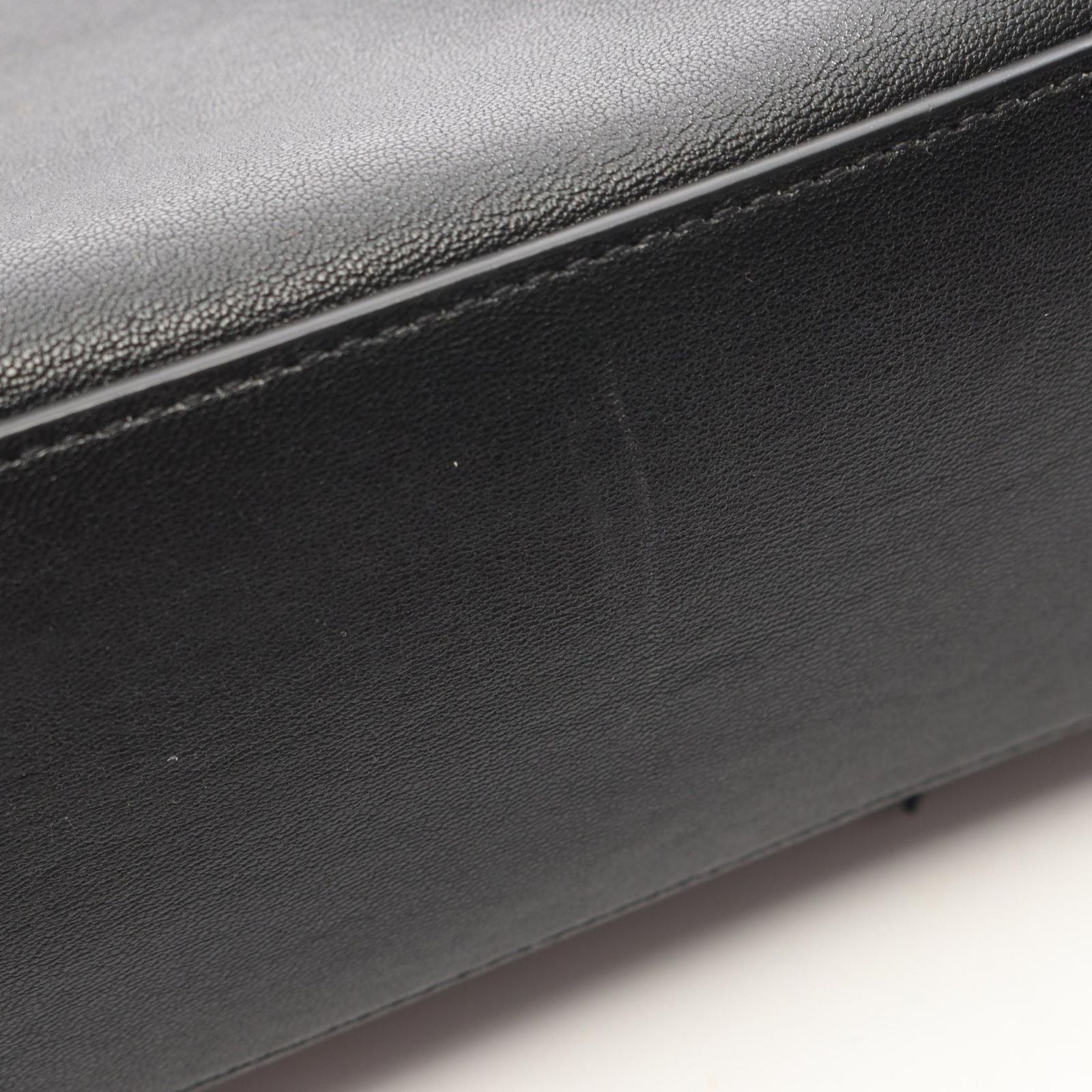 Celine Little Luggage 2-Way Black Leather Handbag — view 8