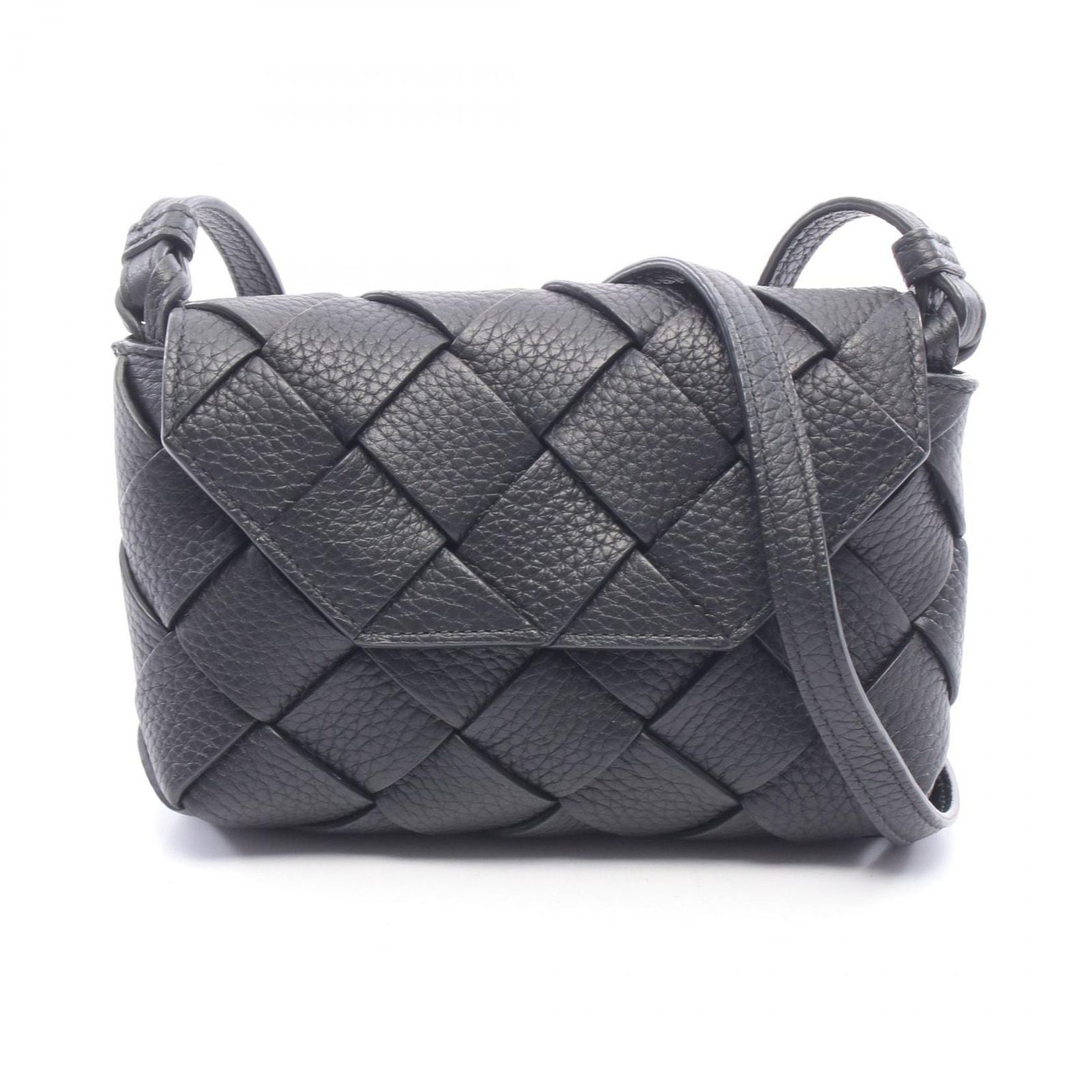 Bottega Veneta Shoulder Bag Diago Black Leather
