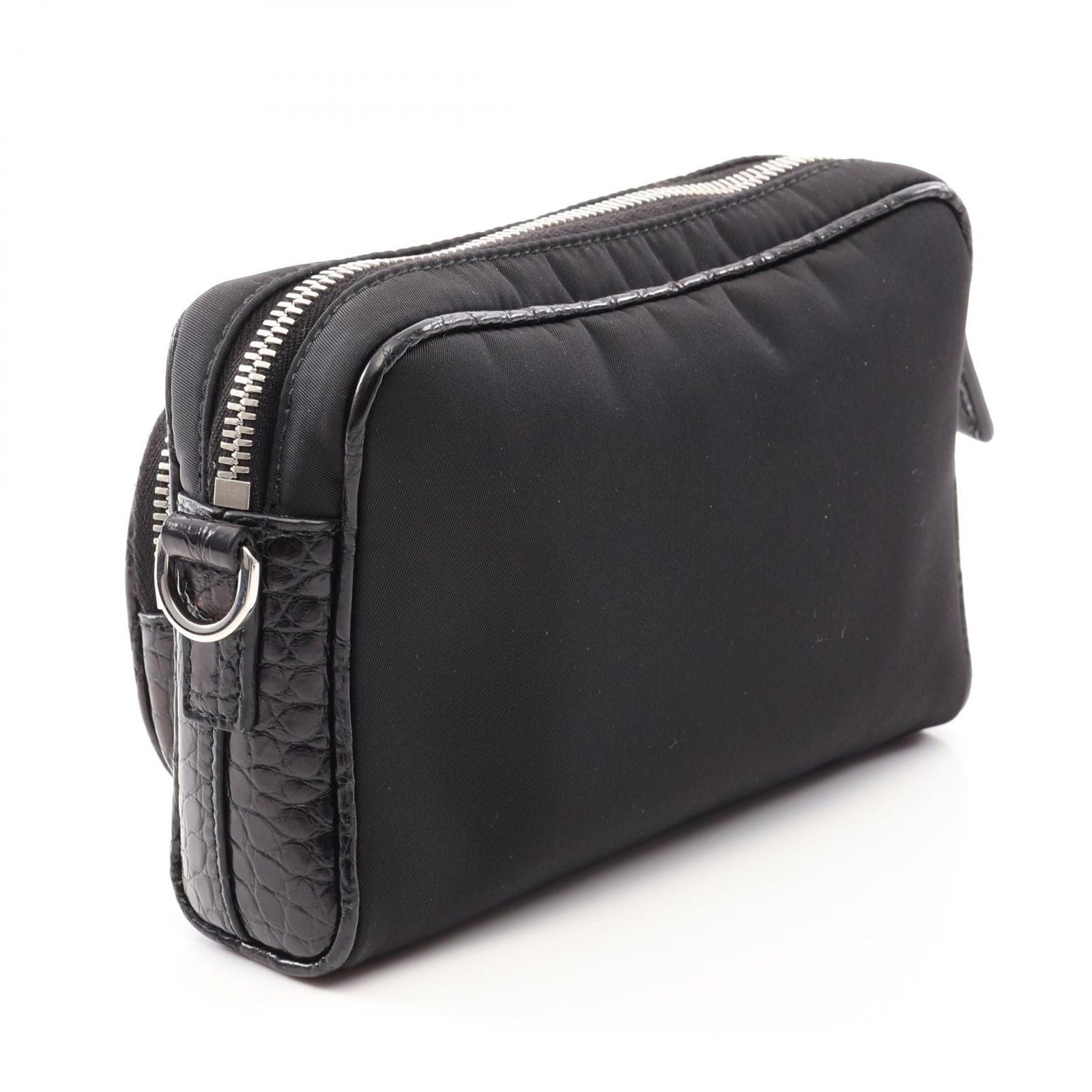 Prada Shoulder Bag Re-Nylon Croco — view 2