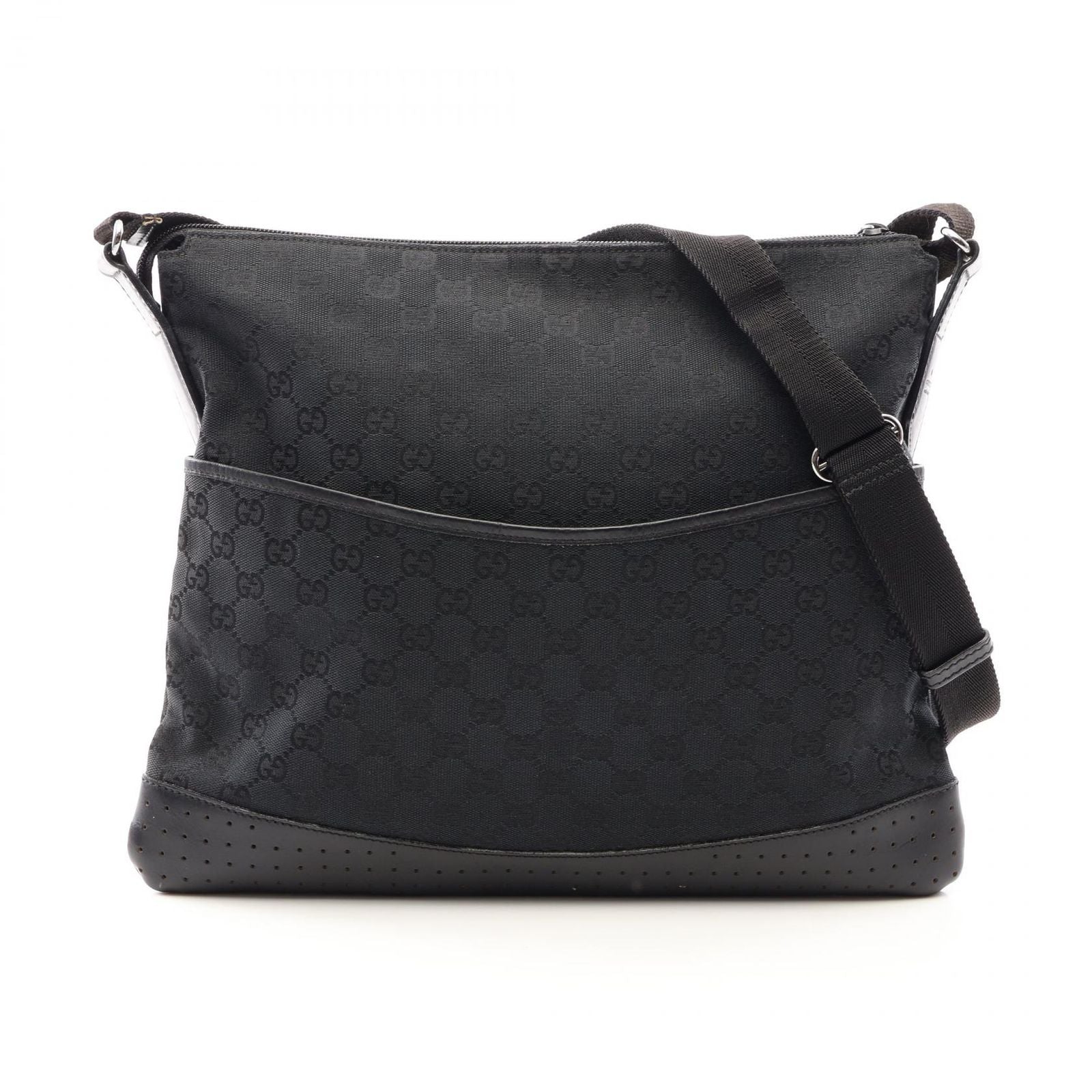 Gucci Shoulder Bag GG Canvas Black