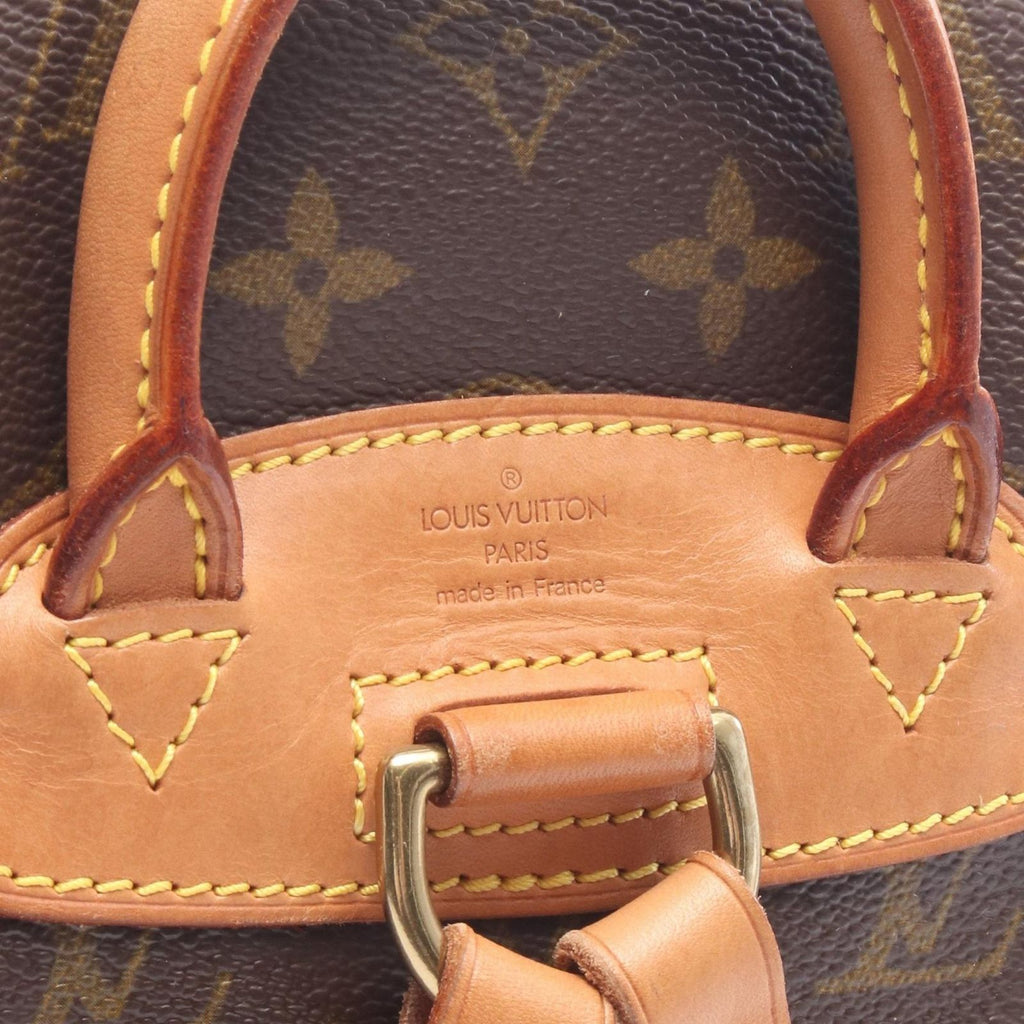 Louis Vuitton Backpack Mini Montsouris Canvas Leather — view 4