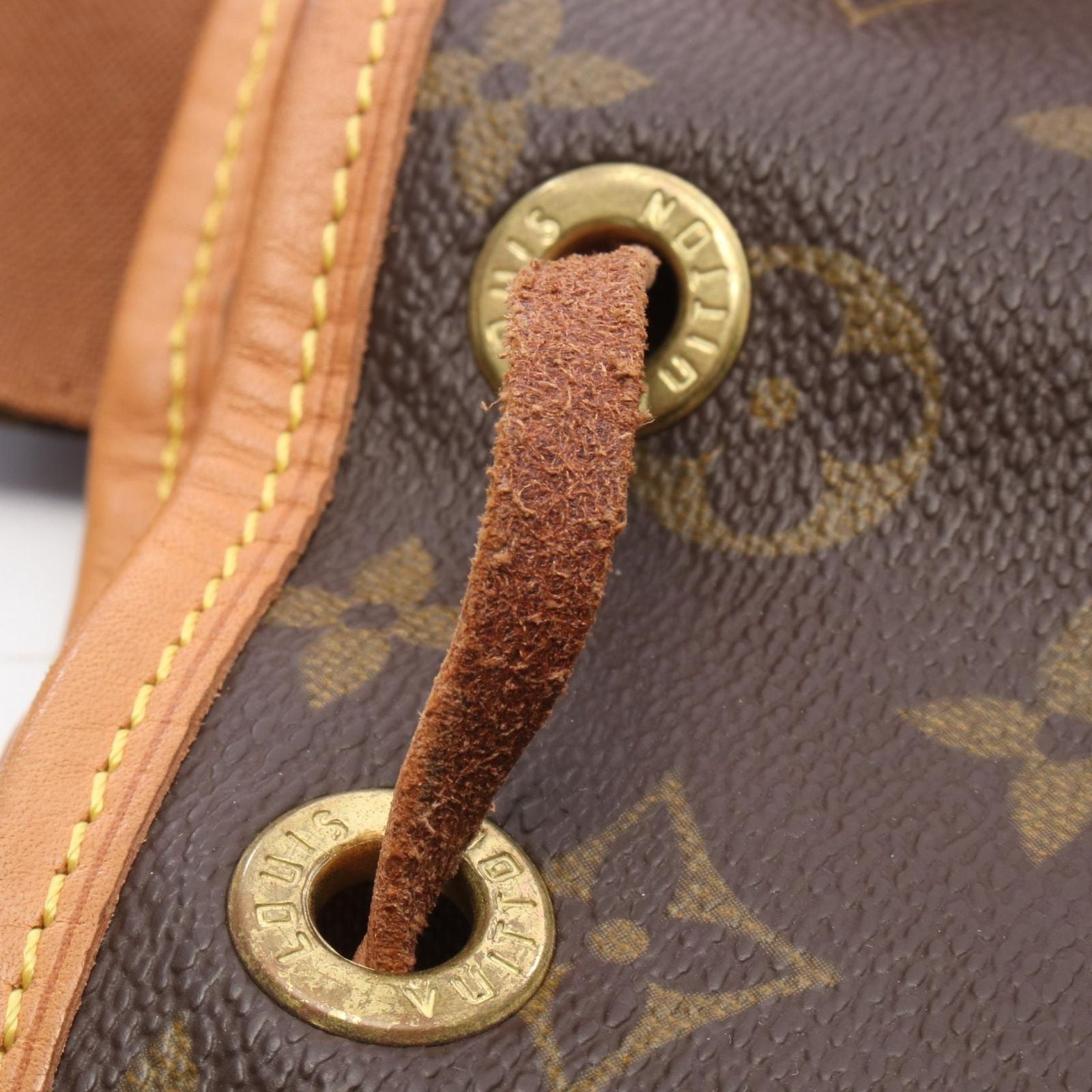 Louis Vuitton Backpack Mini Montsouris Canvas Leather — view 7