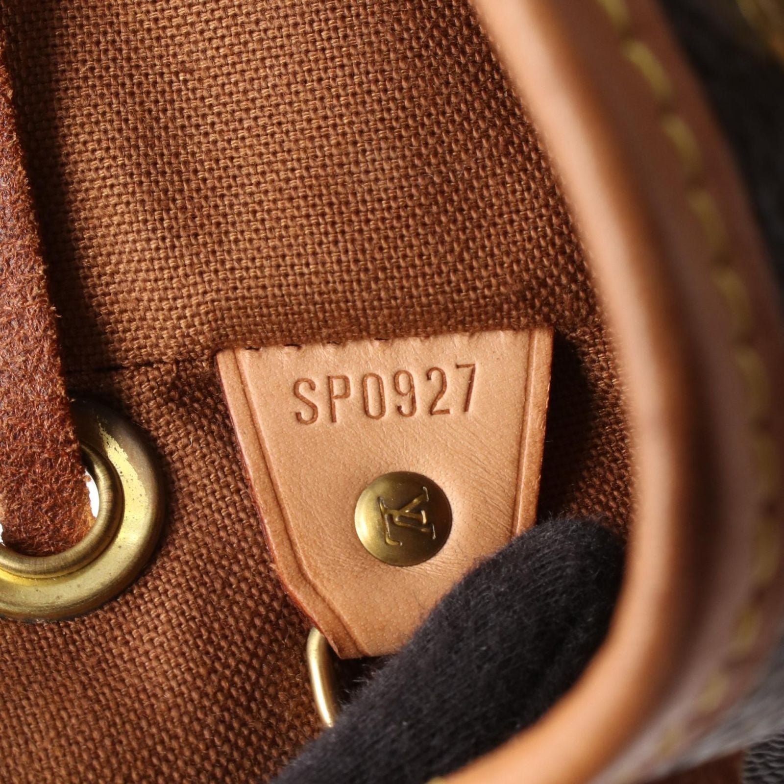 Louis Vuitton Backpack Mini Montsouris Canvas Leather — view 5