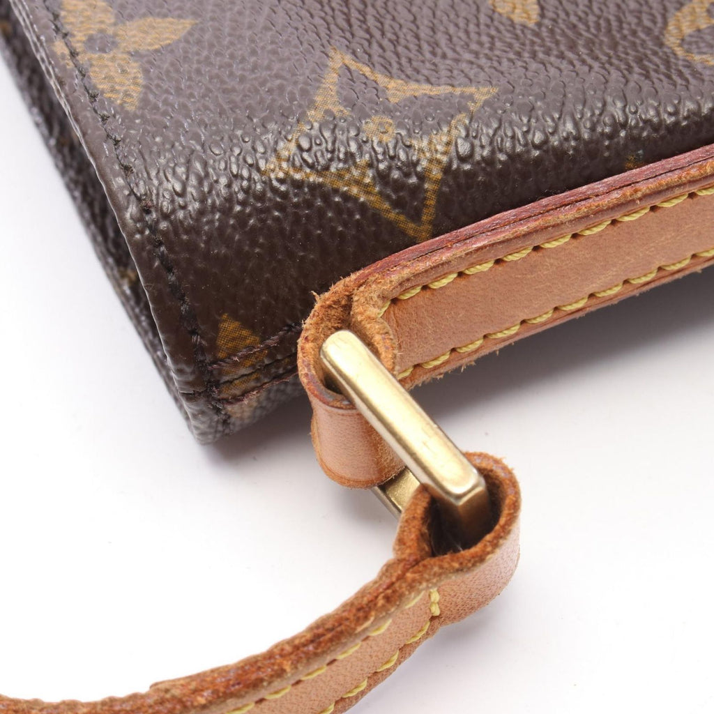 Louis Vuitton Shoulder Bag Trotor Canvas Leather — view 8