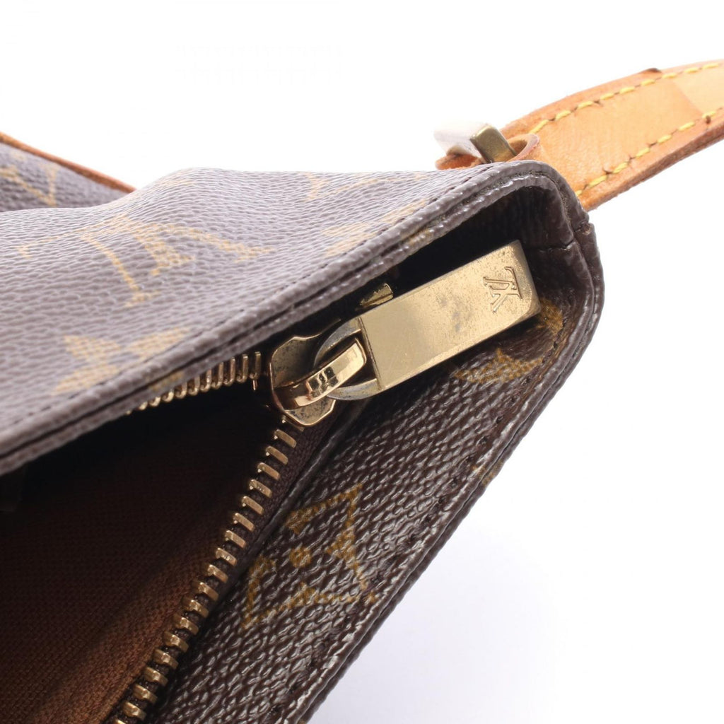 Louis Vuitton Shoulder Bag Trotor Canvas Leather — view 6
