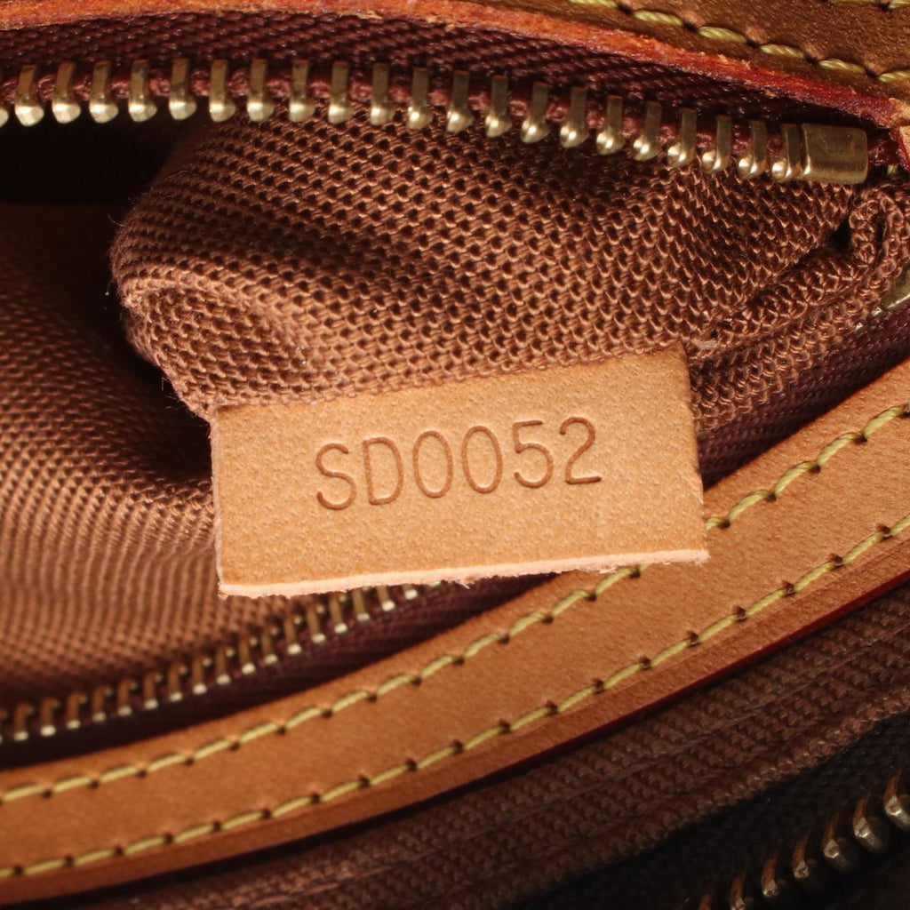 Louis Vuitton Shoulder Bag Trotor Canvas Leather — view 5