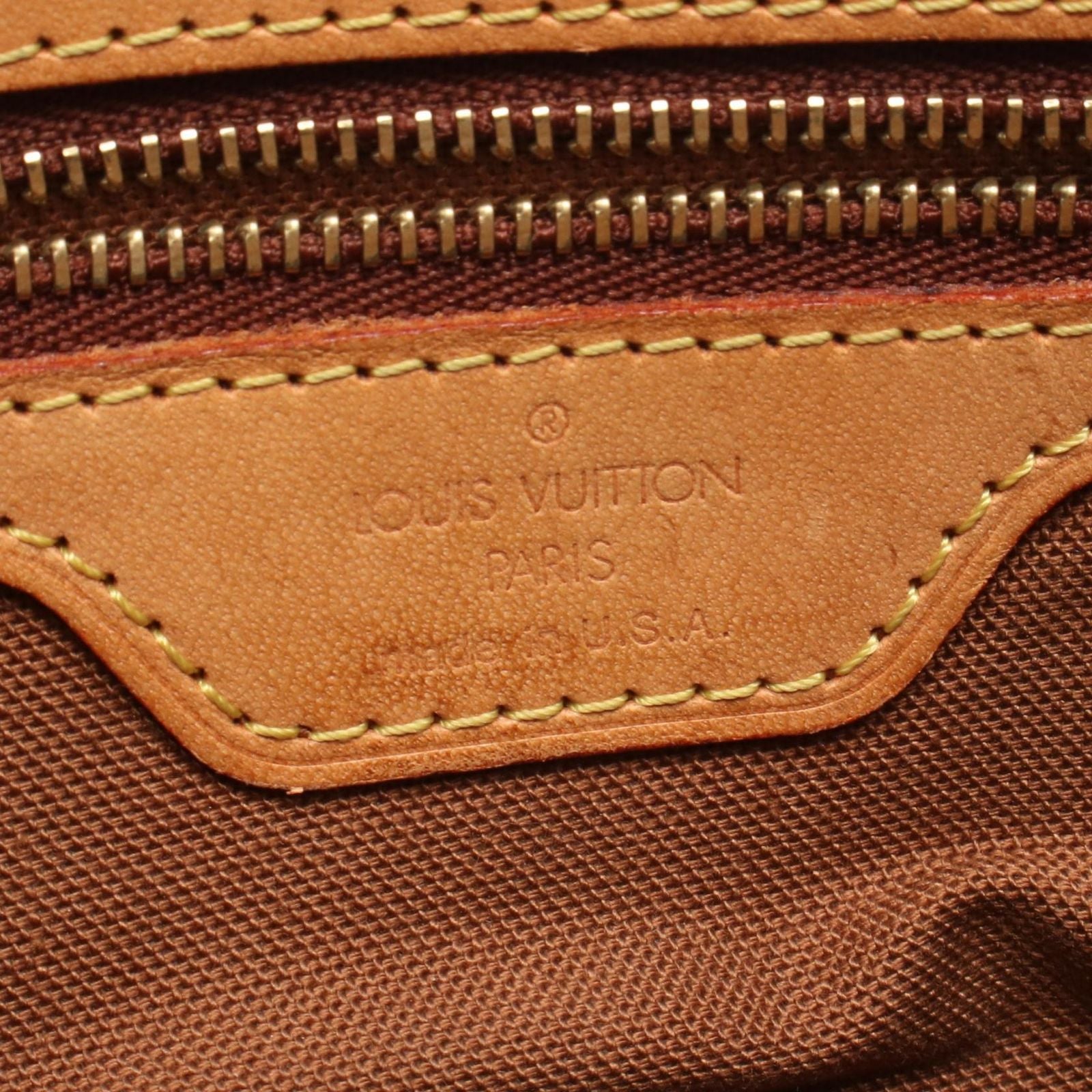 Louis Vuitton Shoulder Bag Trotor Canvas Leather — view 4