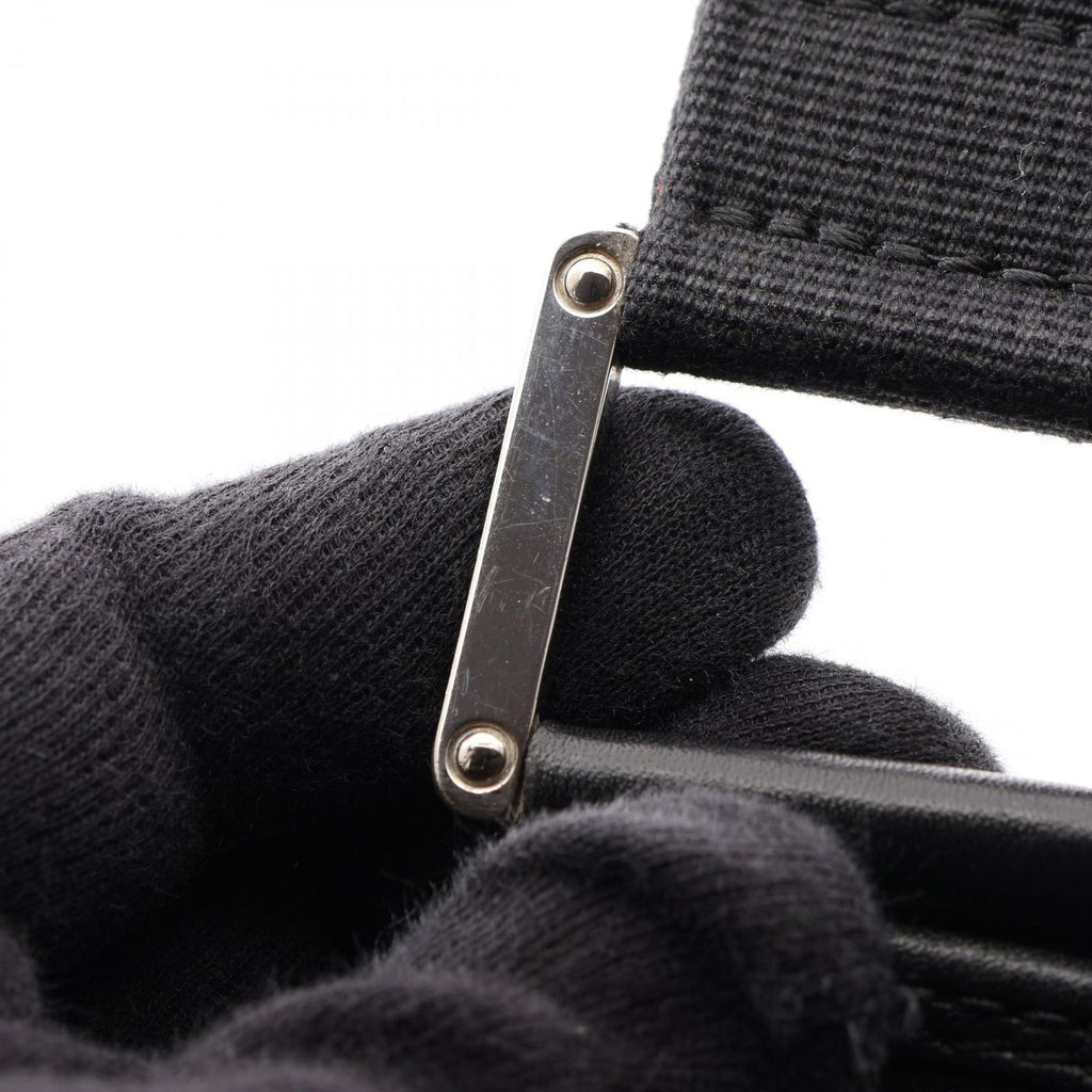 Loewe Shoulder Bag Anagram Black Suede Leather — view 8