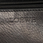Loewe Shoulder Bag Anagram Black Suede Leather — view 4