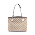 Gucci Tote Bag GG Canvas Beige Brown