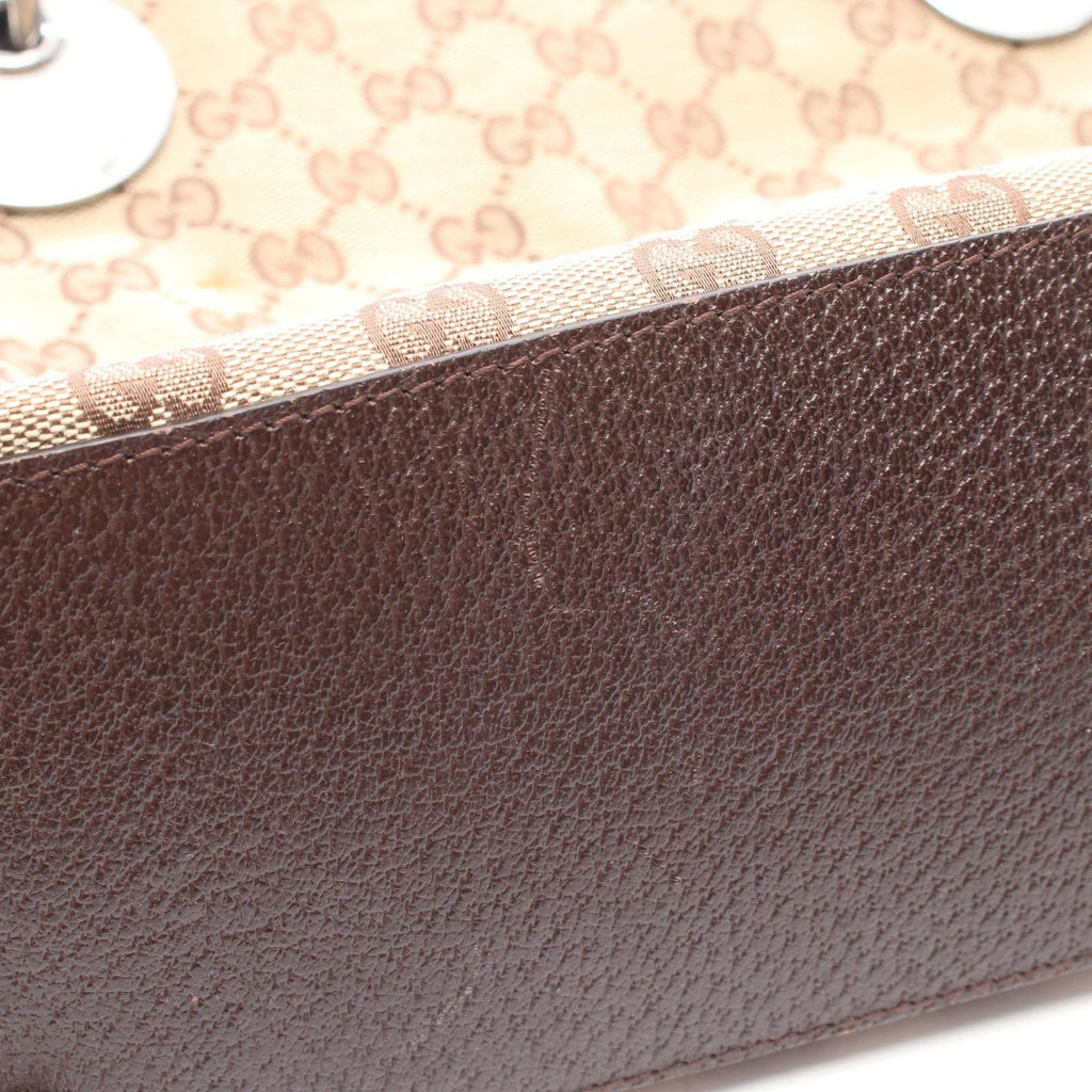 Gucci Tote Bag GG Canvas Beige Brown — view 5