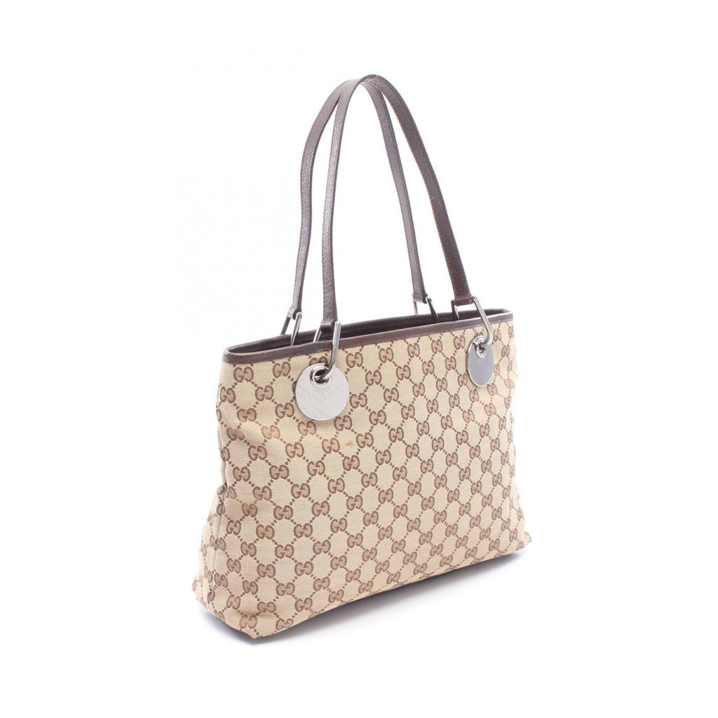 Gucci Tote Bag GG Canvas Beige Brown — view 2