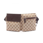 Gucci Waist Bag GG Canvas Beige Brown