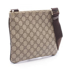 Gucci Shoulder Bag GG Supreme Beige Canvas Leather — view 2