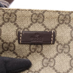 Gucci Shoulder Bag GG Supreme Beige Canvas Leather — view 6