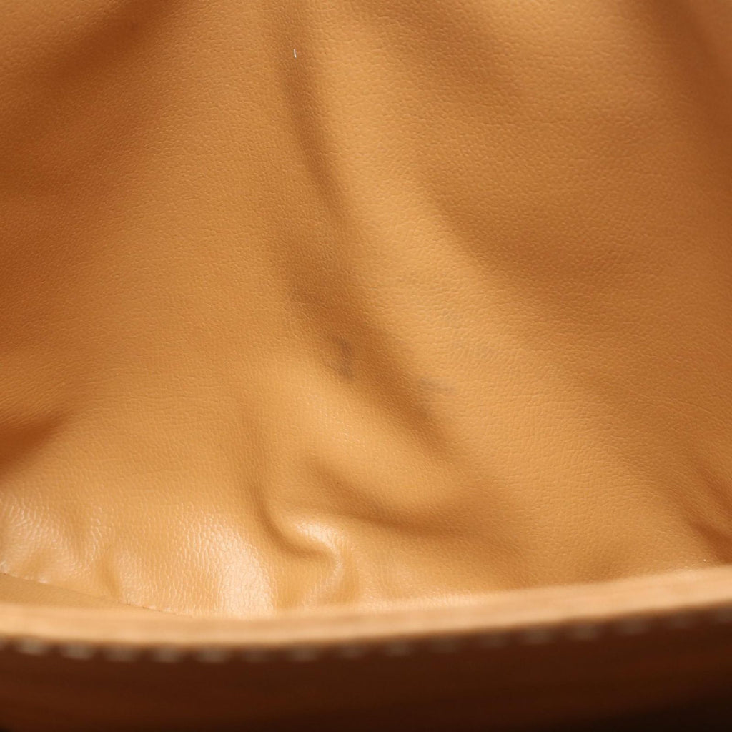 Celine Shoulder Bag Macadam Brown Canvas Leather — view 6