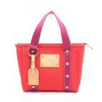 Louis Vuitton Tote Bag Cabas PM Antigua Red Canvas Leather PM