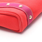 Louis Vuitton Tote Bag Cabas PM Antigua Red Canvas Leather PM — view 6