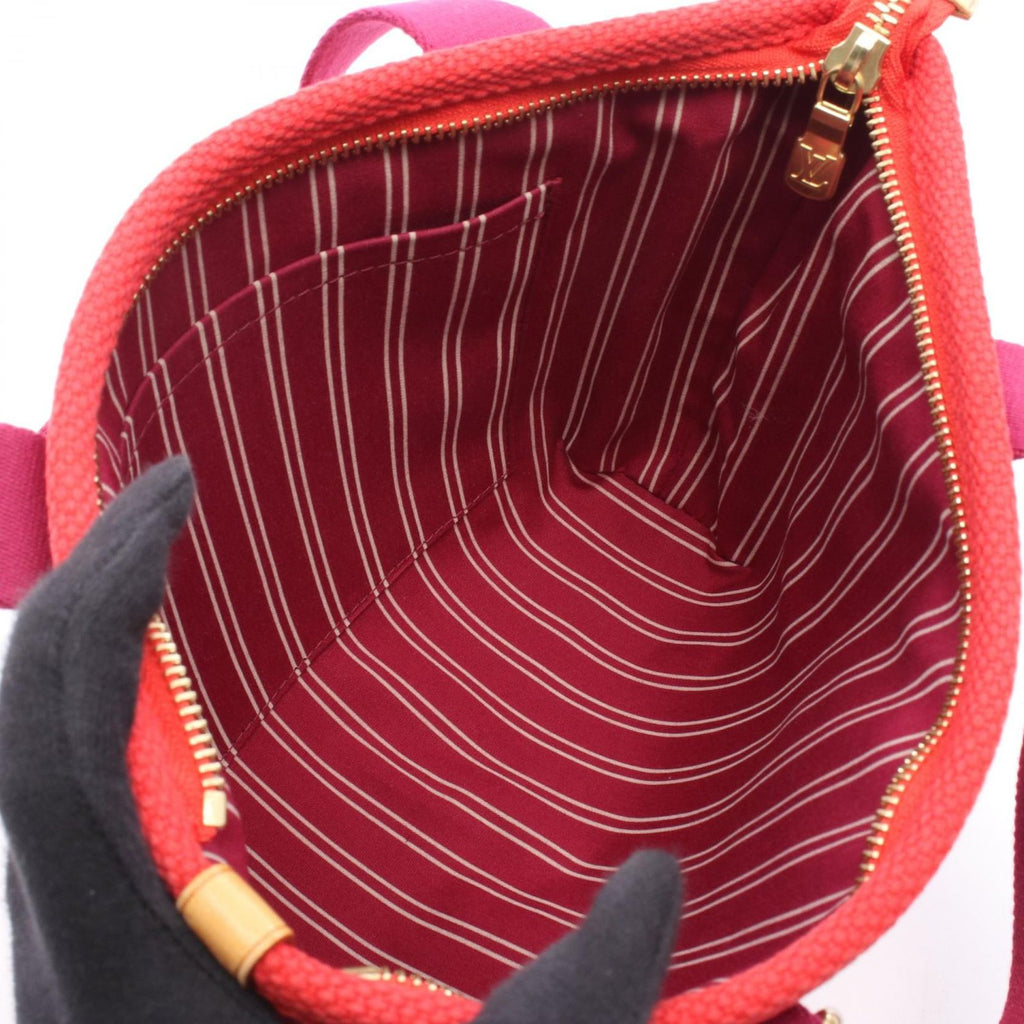 Louis Vuitton Tote Bag Cabas PM Antigua Red Canvas Leather PM — view 3