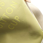 Louis Vuitton Shoulder Bag Volunteer Lime Nylon Leather Damier Jean — view 6