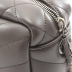 Saint Laurent Paris Shoulder Bag Loulou Gray Leather — view 7