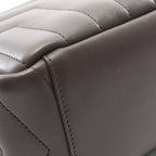 Saint Laurent Paris Shoulder Bag Loulou Gray Leather — view 8