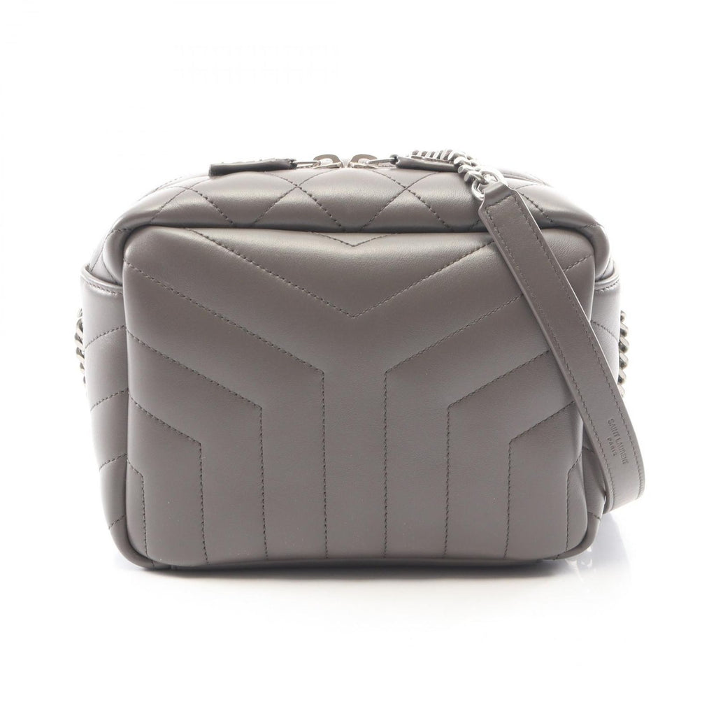 Saint Laurent Paris Shoulder Bag Loulou Gray Leather
