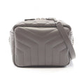 Saint Laurent Paris Shoulder Bag Loulou Gray Leather