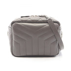 Saint Laurent Paris Shoulder Bag Loulou Gray Leather