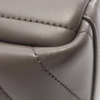 Saint Laurent Paris Shoulder Bag Loulou Gray Leather — view 5