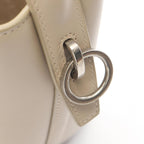Saint Laurent Paris le 37 Small 2-Way Beige Leather Handbag — view 7