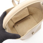 Saint Laurent Paris le 37 Small 2-Way Beige Leather Handbag — view 3