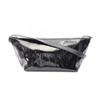 Saint Laurent Paris Shoulder Bag Black Enamel Logo Cross