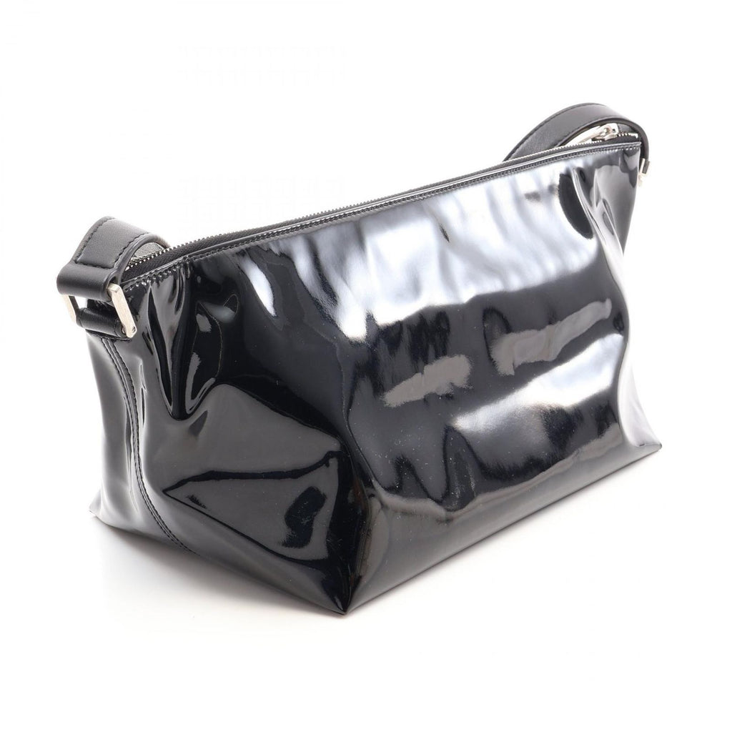 Saint Laurent Paris Shoulder Bag Black Enamel Logo Cross — view 2