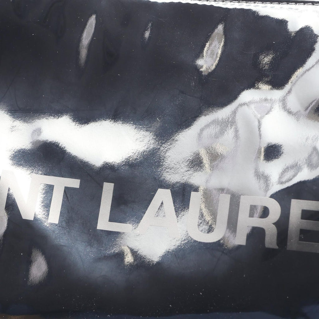 Saint Laurent Paris Shoulder Bag Black Enamel Logo Cross — view 6