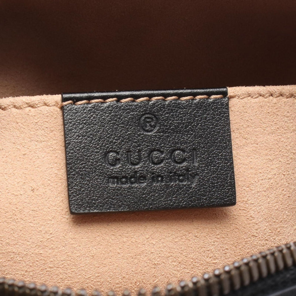 Gucci Shoulder Bag GG Marmont Black Leather Small — view 4