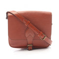 Louis Vuitton Shoulder Bag Cartouchiere Epi Kenya Brown Leather